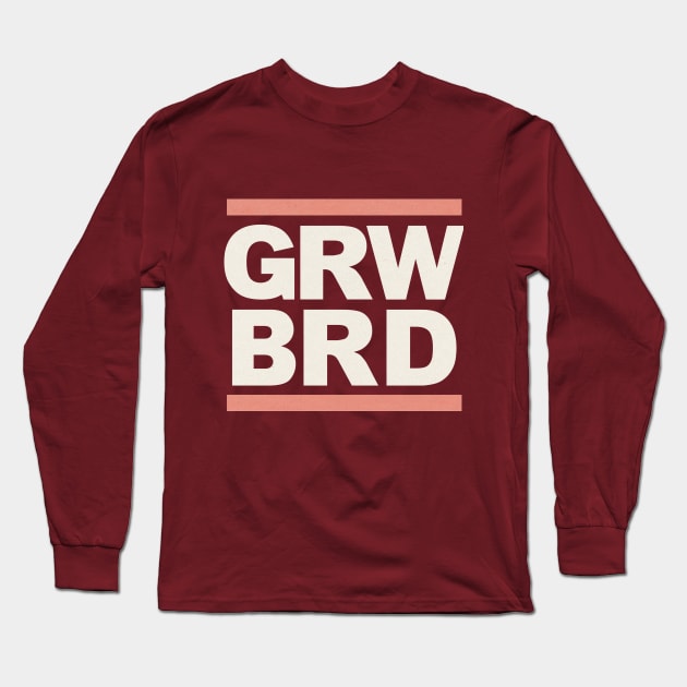 Grow beard Long Sleeve T-Shirt by BeardyGraphics